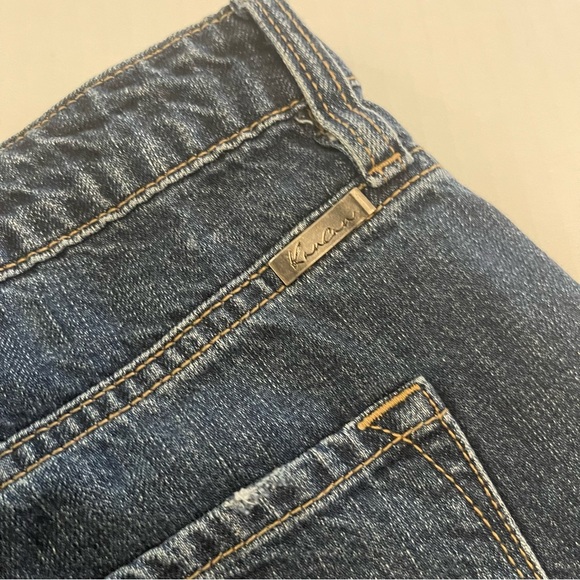 KanCan estilo distressed shorts 7/27 dark wash - Picture 4 of 5